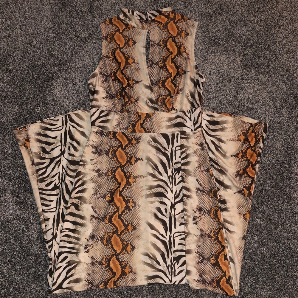 Animal print dress